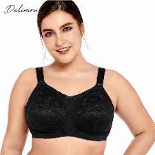 Delimira Womens Plus Size Unlined Wire Free Comfort