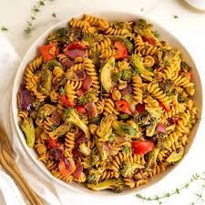 roasted vegetable pasta salad simple