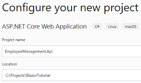 create asp net core web api from scratch