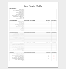Event To Do List Template 40 Checklists In Word Excel Pdf