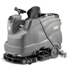 ride on step on scrubber driers
