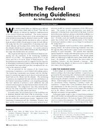 The Federal Sentencing Guidelines American Judges Association