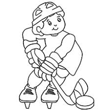 Top 10 Free Printable Hockey Coloring Pages Online