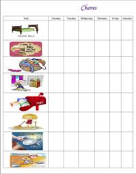 6 Best Images Of 5 Year Old Chore Chart 3 Year Old Chore