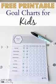 Free Printable Goal Charts For Kids Mom 4 Real