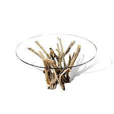 Mac Round Driftwood Root Dining Table
