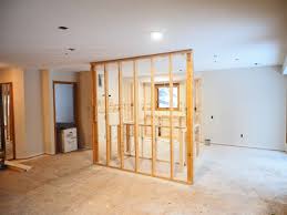 beige bungalow interior wall removal