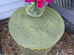 Diy Distress Painted Metal Table That S