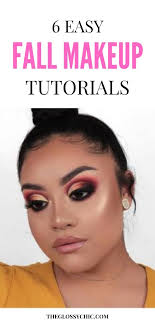 6 easy fall makeup tutorials the