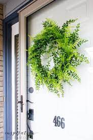 modern summer front door decorating