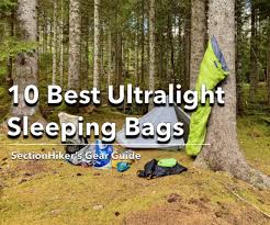 10 best ultralight sleeping bags of