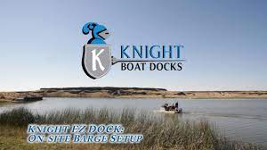knight ez dock hunting fishing barge