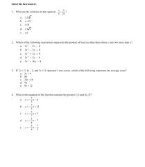 Algebra Review Pdf
