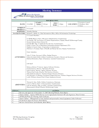 Examples Of Written Minutes A Meeting Pdf Sample Template
