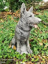 German Shepherd Dog Statue Highly