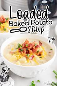 loaded baked potato soup crock pot