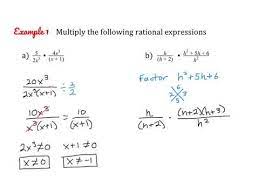 Dividing Rational Expressions