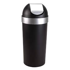 Small trash bags *see offer details. Buy Umbra Venti 16 Gallon Swing Top Kitchen Trash Can Large 35 Inch Tall Garbage Can For Indoor Outdoor Or Commercial Use Black Nickel Features Price Reviews Online In India Justdial