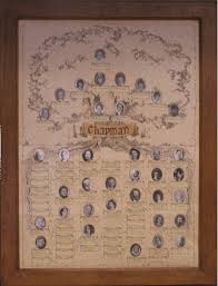 Photo Image Of A Completed 12 Generation Family Tree