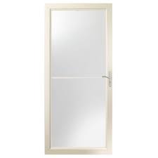Some aluminum windows can be shipped to you at home, while. Andersen 36 In X 80 In 2500 Series Almond Universal Self Storing Aluminum Storm Door With Nickel Hardware Hd2ssn36al The Home Depot