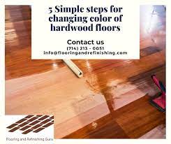 Changing Color Of Hardwood Floors