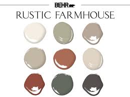 Rustic Farmhouse Paint Palette Behr