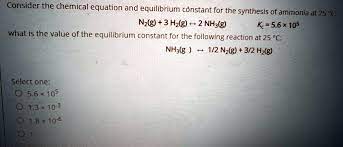 Solved Consider The Chemical Equation