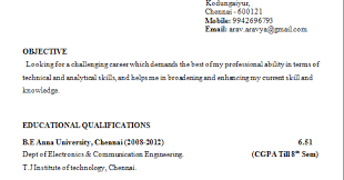 Entry level civil engineer resumes for freshers should begin with the contact information and then the career. Be Mechanical Engineering Fresher Resume Format