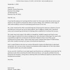 Sample Recommendation Letter For A College Student