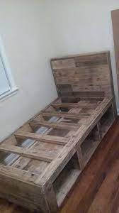 wood pallet beds wood pallet bed frame