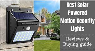 best motion sensor solar outdoor lights