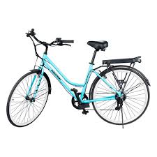 Eb9 Step Through Electric City Bike W Shimano 7 Speed Removable Battery