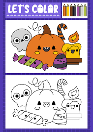 halloween coloring page for children