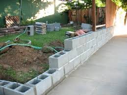 Privacy Fence With Cinder Block Base