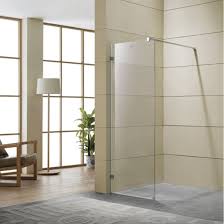 glass panel shower door shower room