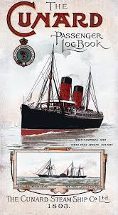 Cunard Passenger's Log Book - 1893 | GG Archives