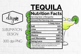 tequila nutrition facts alcohol png