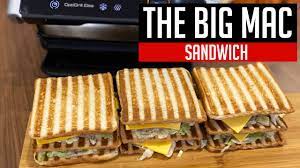 the big mac sandwich optigrill you