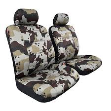 Cotton Canvas Front Car Seat Covers