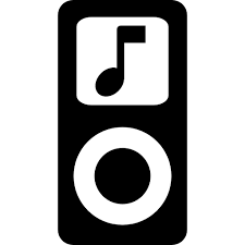 While many people stream music online, downloading it means you can listen to your favorite music without access to the inte. Apple Ipod With Musical Note Symbol Free Music Icons