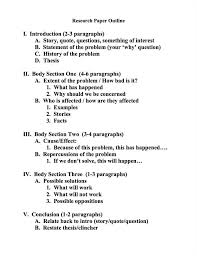 sample outline for research paper   program format With Sample How to Make an Outline Using APA Outline Format 
