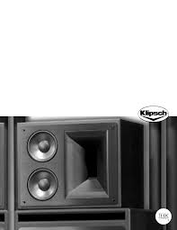 klipsch speaker thx ultra2 user manual