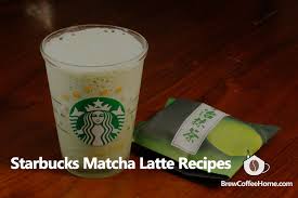 starbucks matcha latte recipe hot and