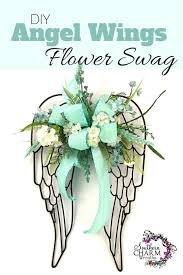 Diy Angel Wings Flower Swag