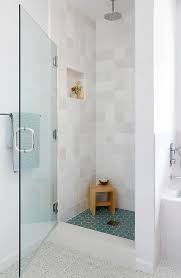 white and gray shower tiles design ideas