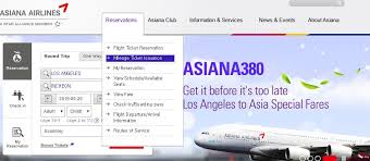 How To Book Asiana Airlines Asiana Club Awards