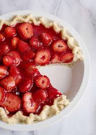 fresh strawberry pie southern plate