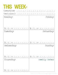 Free Scheduling Calendar Template Free Weekly Schedule Template For