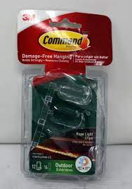 command outdoor rope light clips clear