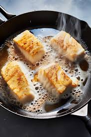 pan fried cod with lemon er sauce